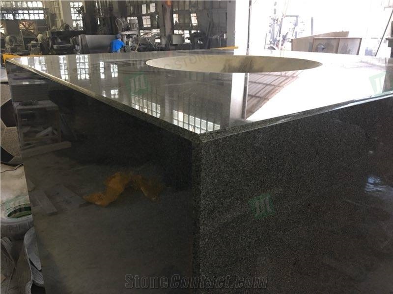 Black and Grey Granite Football Sculpture for Outdoor Statue